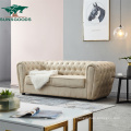 Popular Classic Old Style Sectional Modern Design Vintage Leather Chesterfield Sofa